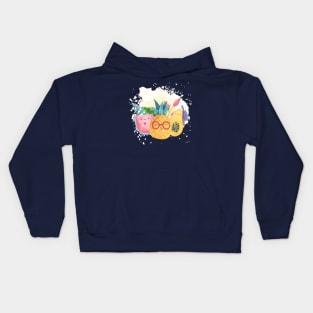 Watercolor Summer Fruits Kids Hoodie